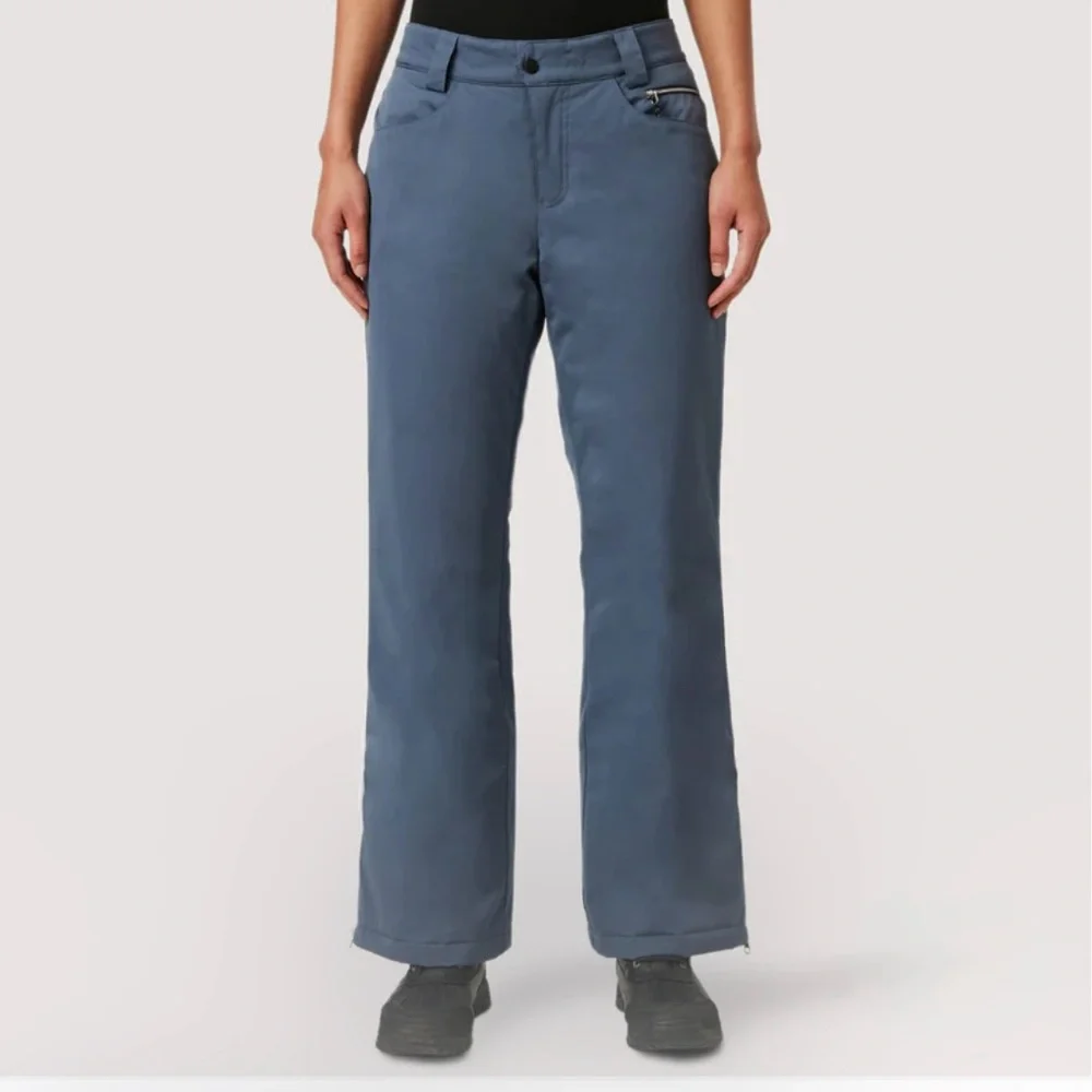 Free Country FreeCycle Chill Off Padded Charcoal Ski Pant Women's Size Small‎